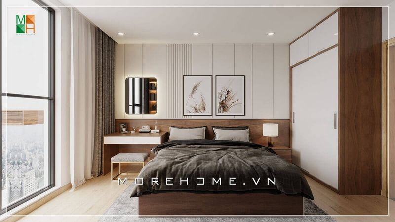  13 Ý tưởng bàn trang điểm đẹp cho phòng ngủ chung cư| MOREHOME                                                     